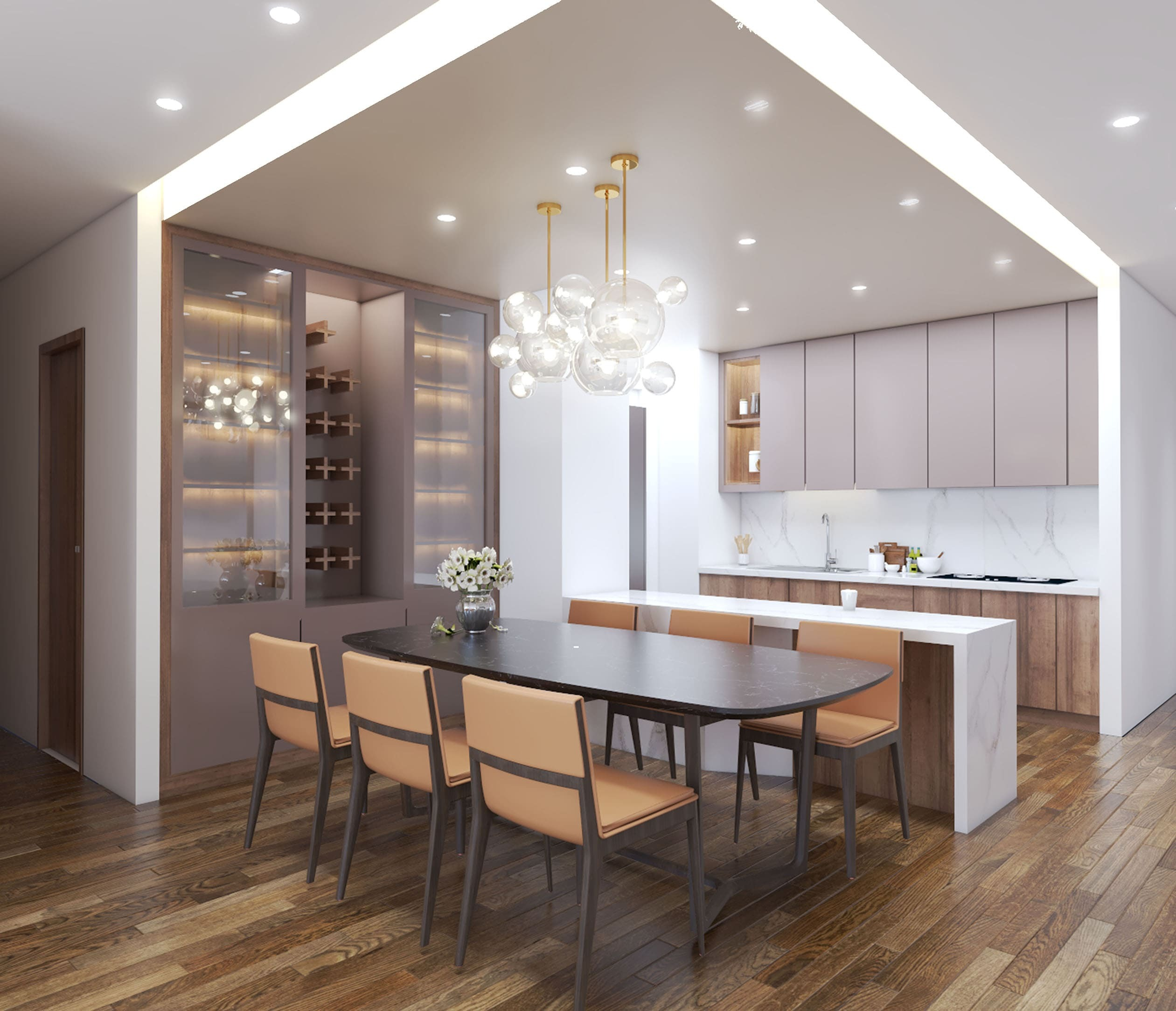 Open Concept Kitchen Buildout Coral Gables