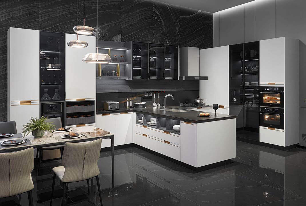 Luxury Custom Kitchen Remodel with Marble Island in Coral Gables, FL